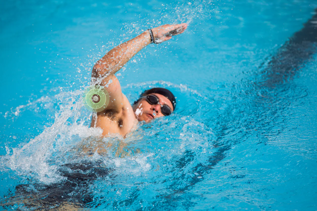 Swimming man 1